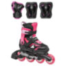 Rollerblade ролики Microblade Combo black-pink 36.5-40.5 33-36.5