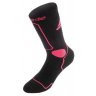 Носки Rollerblade Skate Socks 35-38, Чёрно-розовый (S)