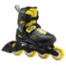 Ролики Rollerblade Fury black-yellow 33-38