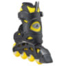 Ролики Rollerblade Fury black-yellow 33-38