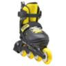 Ролики Rollerblade Fury black-yellow 33-38